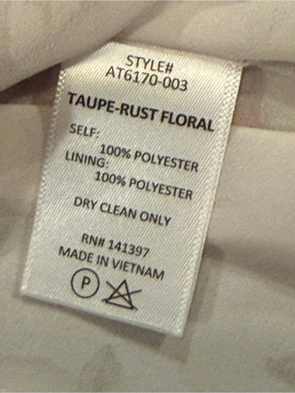 ASTR Cream Floral Wrap Blouse with Orange and Rust Flowers